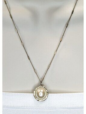 Boho Romantic Vintage Style Jane Marie Faux Pearl Pendant Necklace